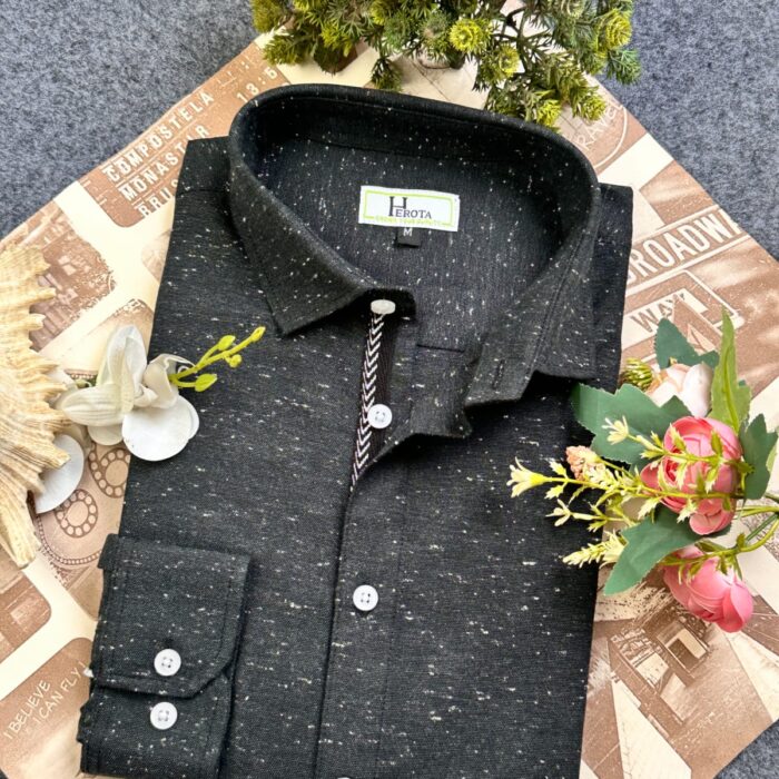 Black Night mood Solid shirt