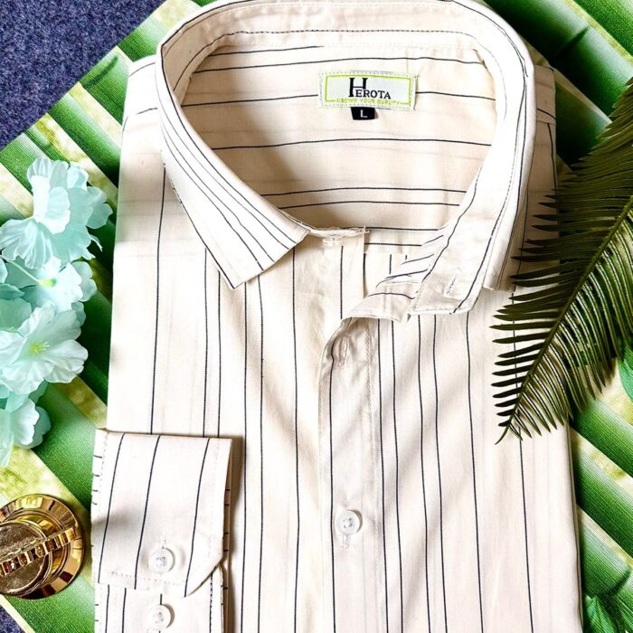 Offwhite with Black stipe Shirt