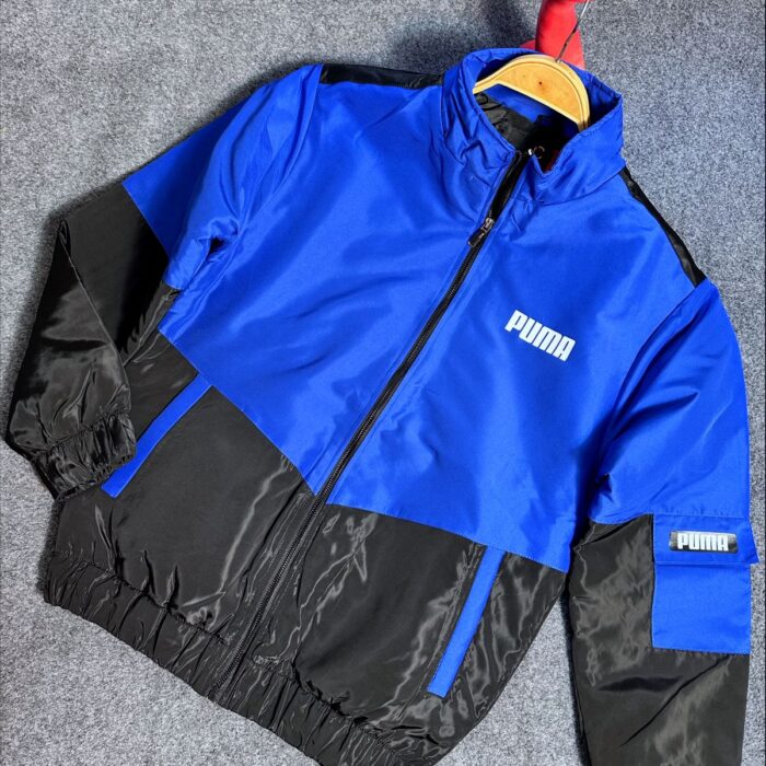 PUMA Executive Winter Padded Jacket-Black/Blue