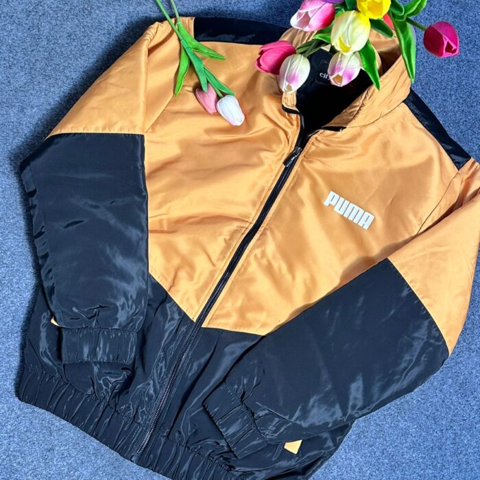 PUMA Executive Winter Padded Jacket-Black/Yellow