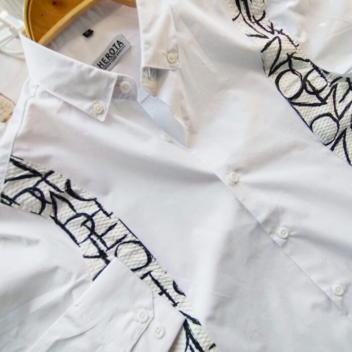 Black & White Contrast Shirt